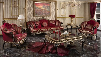 Lüks Sadrazam Klasik Koltuk Takımı - 1014