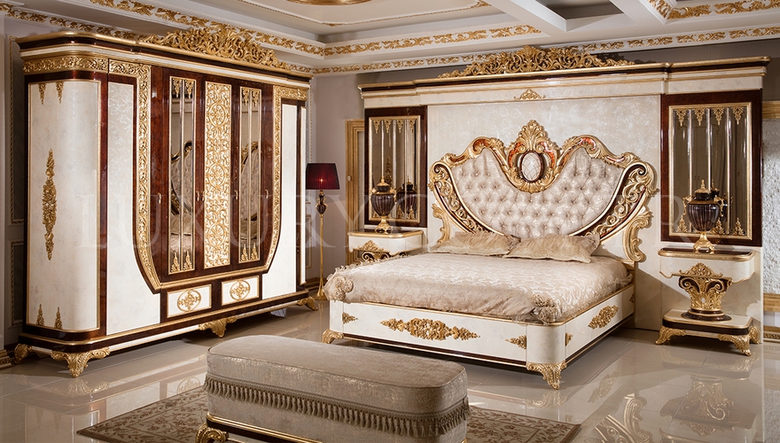Safir Altın Varaklı Yatak Odası - 2