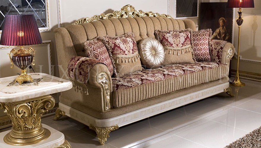 Safir Cream Living Room - 2