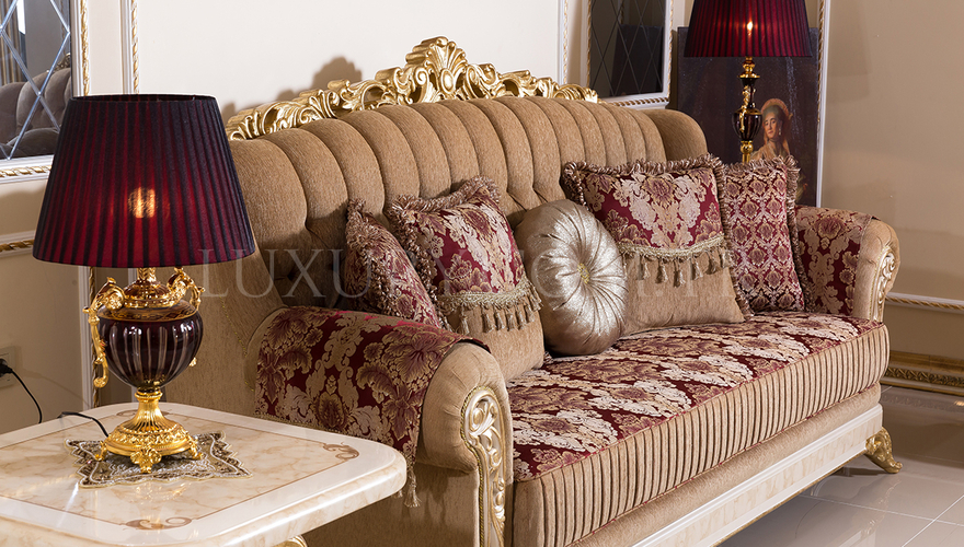 Safir Cream Living Room - 6