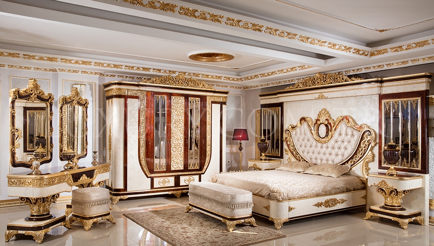 Safir Gold Leaf Bedroom - 729
