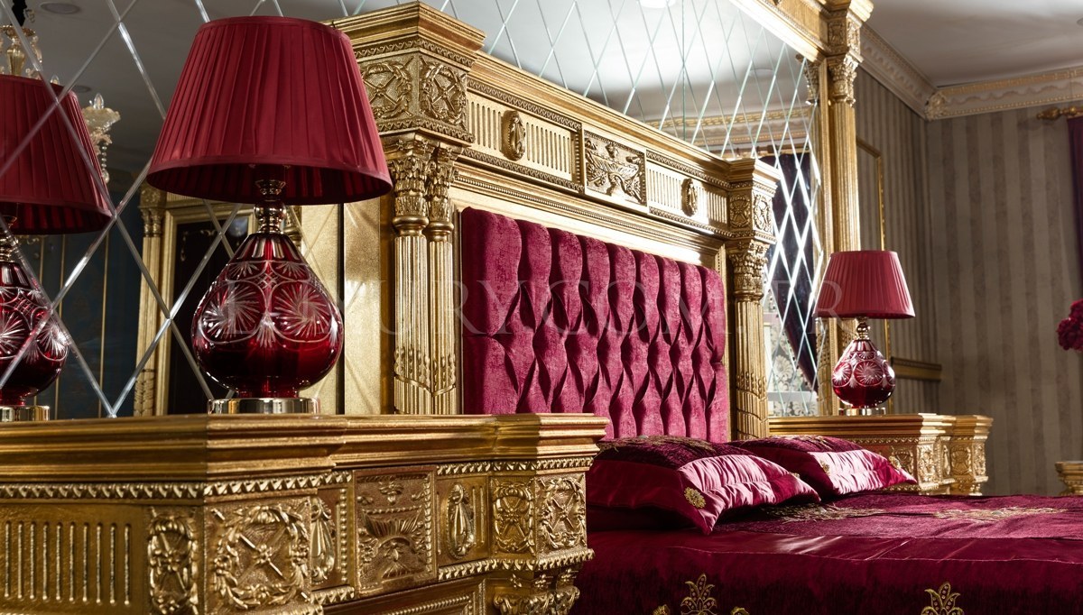 Lüks Şah Klasik Yatak Odası