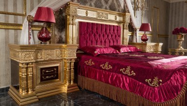 Lüks Şah Klasik Yatak Odası - Thumbnail