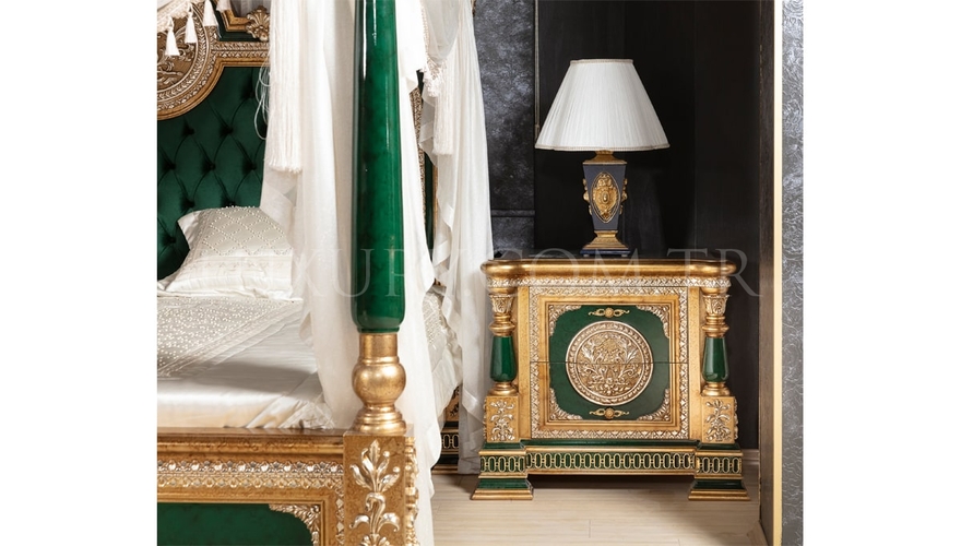 Şaheste Classic Green Bedroom - 6