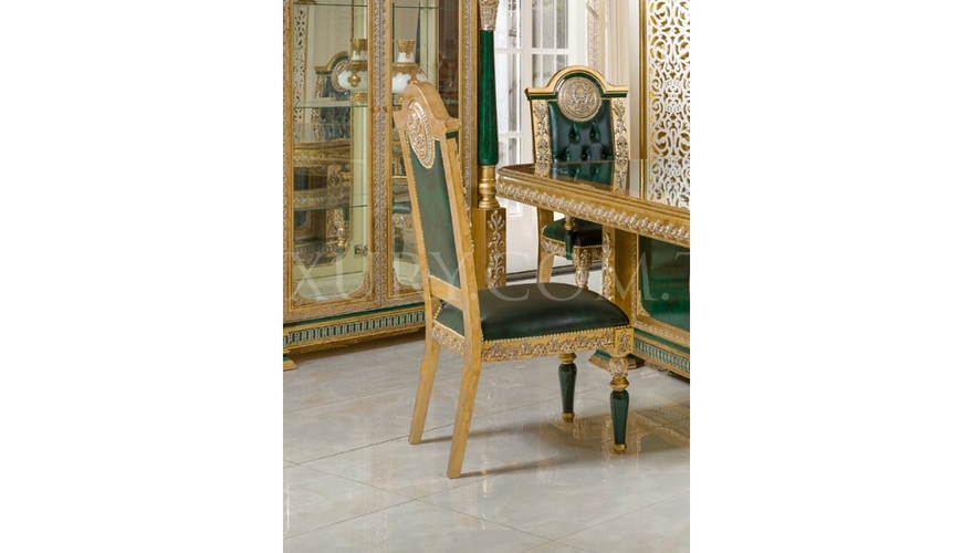 Şaheste Classic Green Dining Room - 26