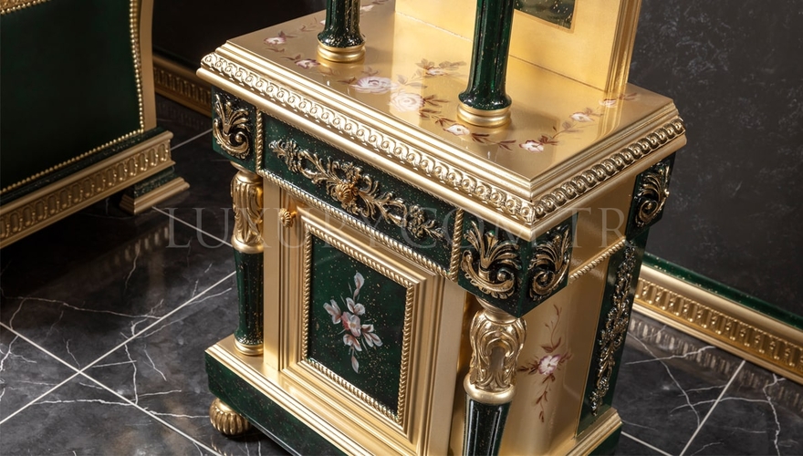 Şaheste Classic Green Living Room - 25