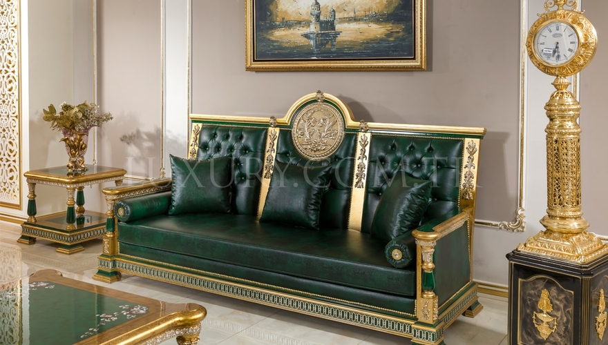 Şaheste Classic Green Living Room - 3