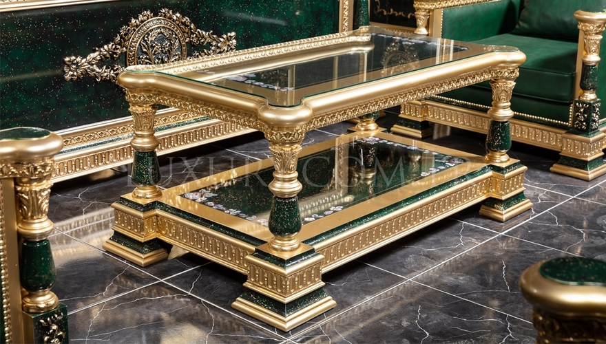 Şaheste Classic Green Office Room - 6