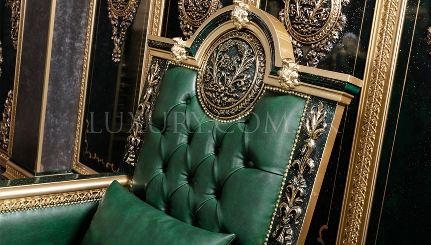 Şaheste Classic Green Office Room - 7