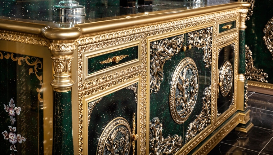 Şaheste Classic Green Office Room - 13