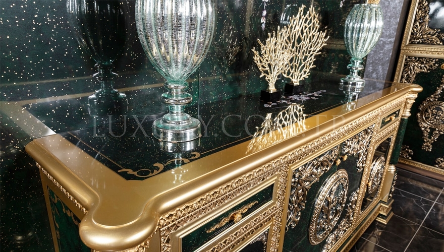 Şaheste Classic Green Office Room - 14