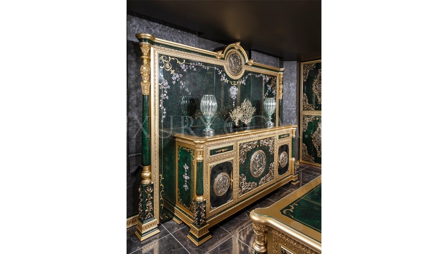 Şaheste Classic Green Office Room - 15