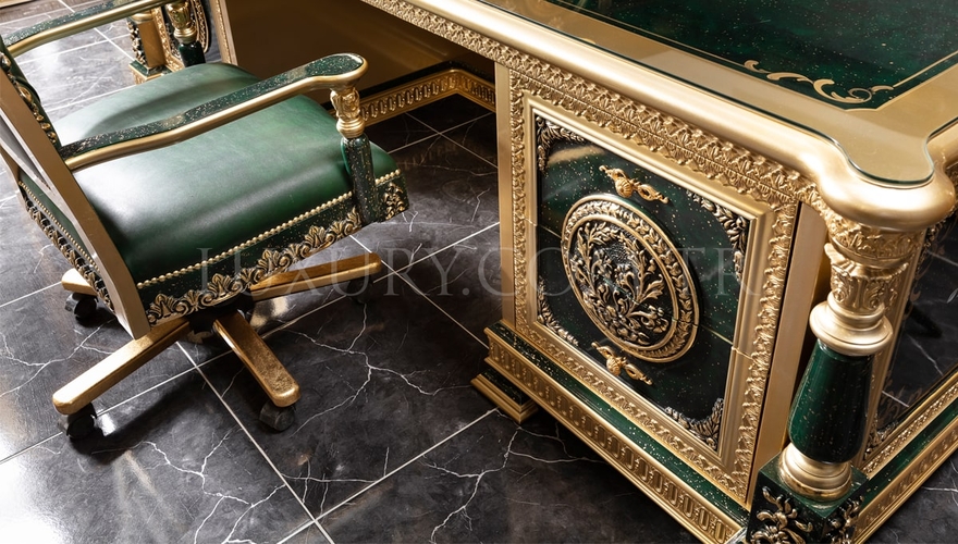 Şaheste Classic Green Office Room - 17
