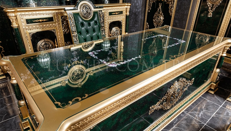 Şaheste Classic Green Office Room - 2