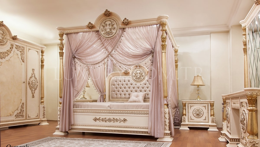 Şaheste Classic Krem Bedroom - 1