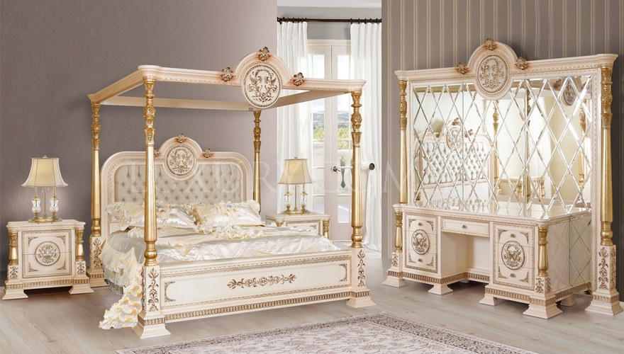 Şaheste Classic Krem Bedroom - 2