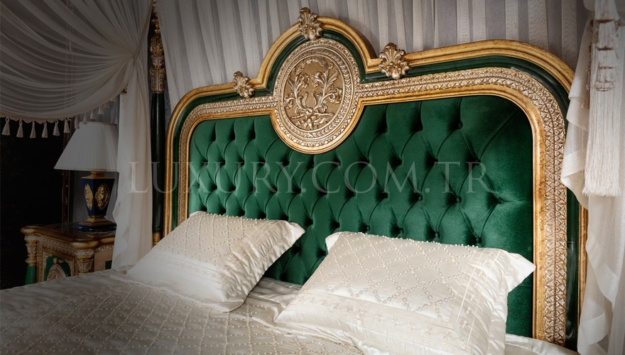 Şaheste Klasik Yeşil Yatak Odası - 12