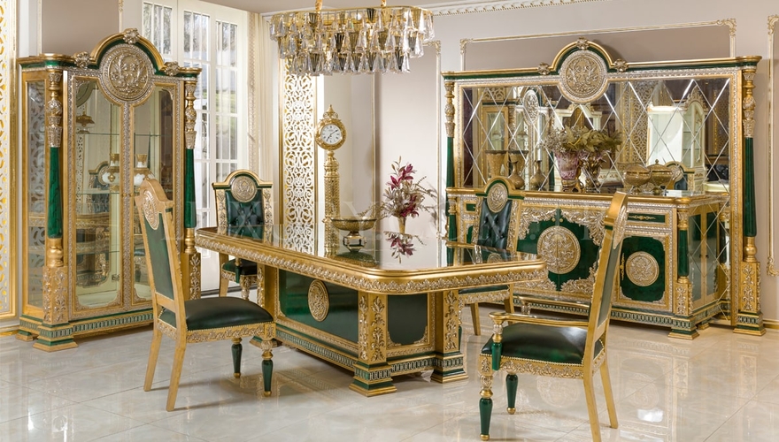 Şaheste Klasik Yeşil Yemek Odası - 1142