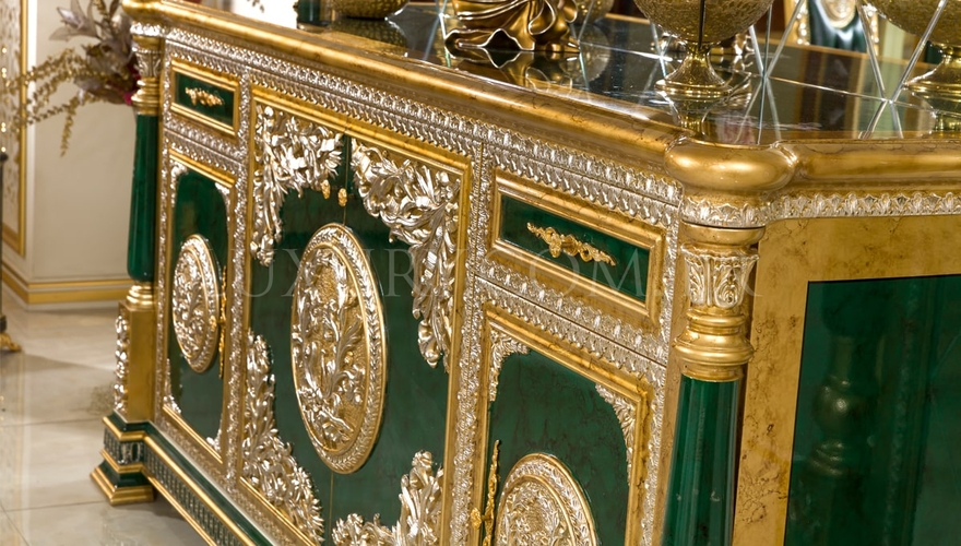 Şaheste Klasik Yeşil Гостиная - 18