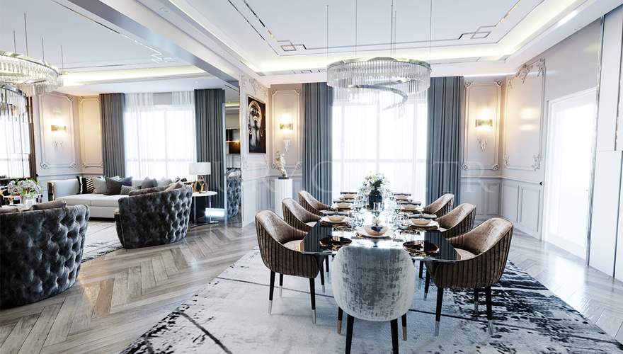 1102 Luxury Line - Sandas Salon Yemek Masası
