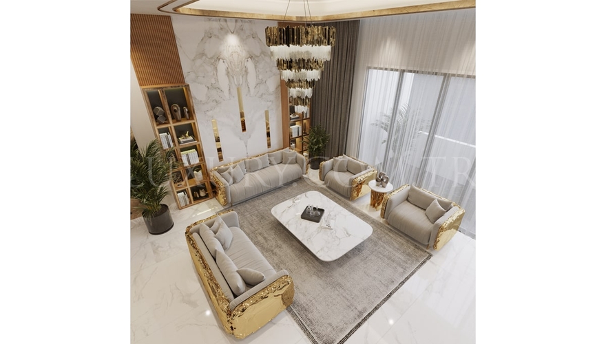 Sandor Modern Living Room - 4