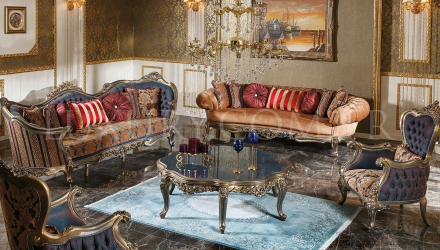 Sapporo Classic Dark Blue Living Room - 1062