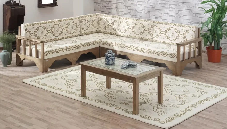 Saray Motifli Sedir Takımı - 5