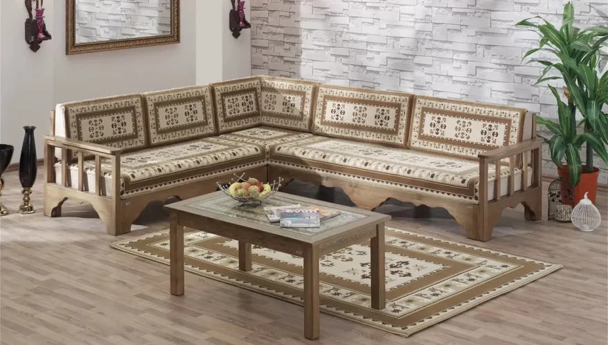 Saray Motifli Sedir Takımı - 6