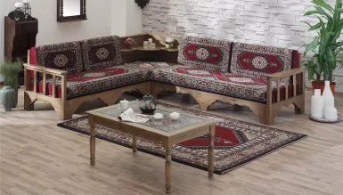 Saray Motifli Sedir Takımı - 1102 Luxury Line
