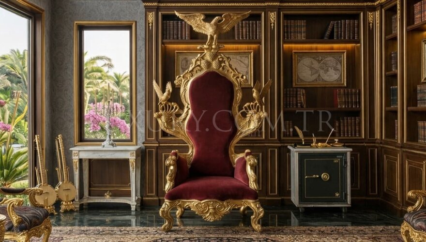 Saray Özel Tasarım Klasik Koltuk Berjerler - 2
