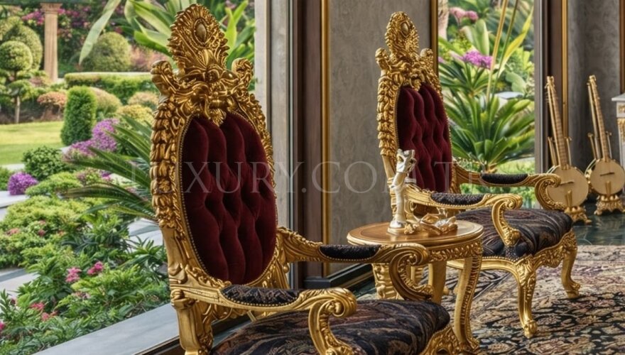 Saray Özel Tasarım Klasik Koltuk Berjerler - 3