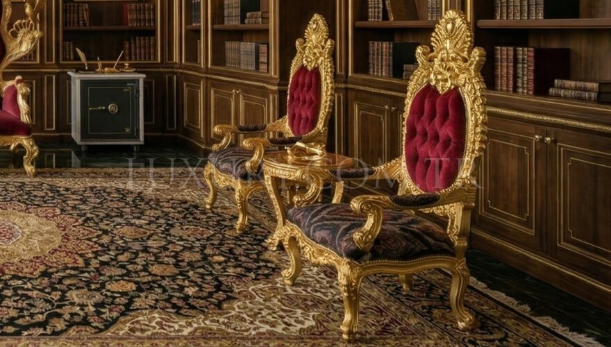 Saray Özel Tasarım Klasik Koltuk Berjerler - 4