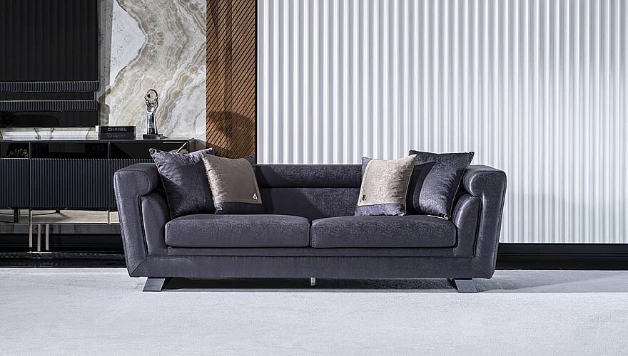 Savena Antrasit Modern Koltuk Takımı - 4