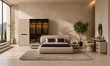 Savoy Taş Desenli Yatak Odası - 1182