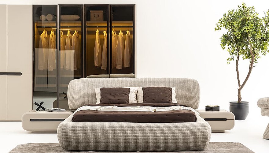 Savoy Taş Desenli Yatak Odası - 2