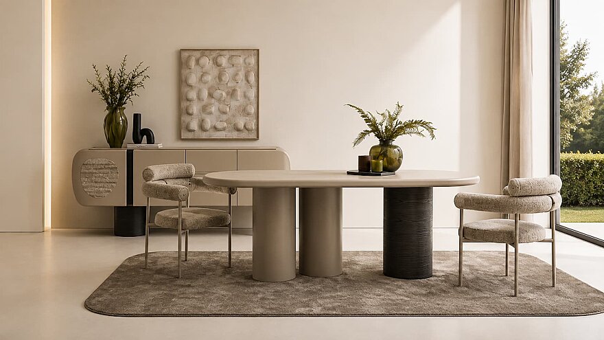 Savoy Taş Desenli Yemek Odası - 1182
