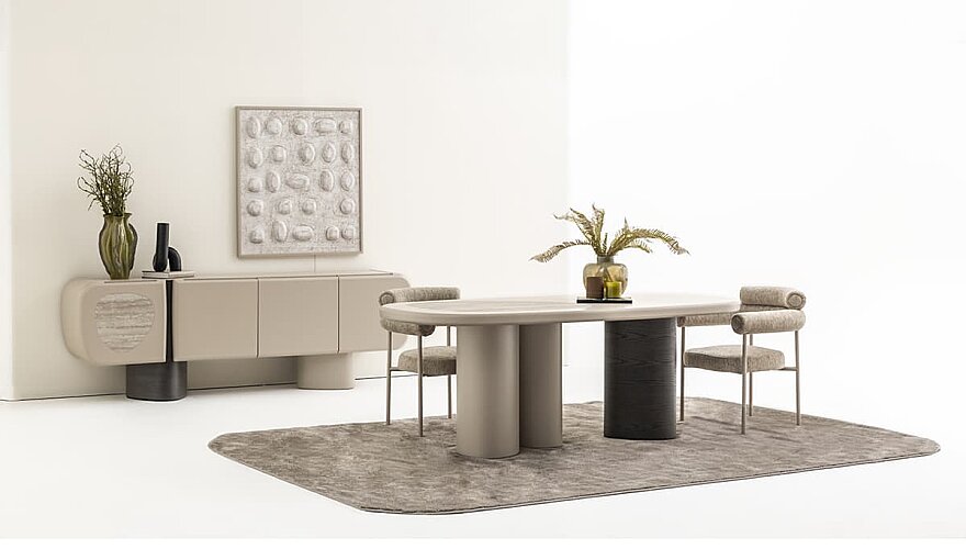Savoy Taş Desenli Yemek Odası - 2