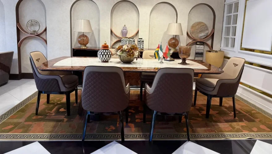 Sedna Kahverengi Modern Yemek Odası - 4