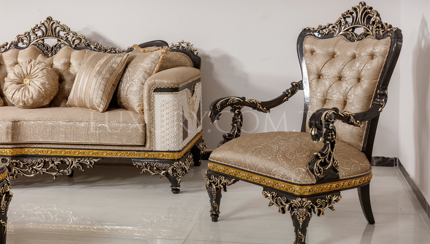 Selda Classic Sofa Set - 4