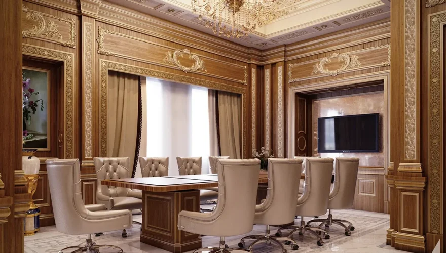 Selvi Walnut Executive Office Set - 3