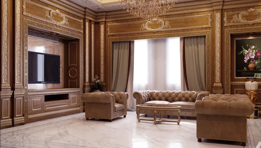 Selvi Walnut Executive Office Set - 5