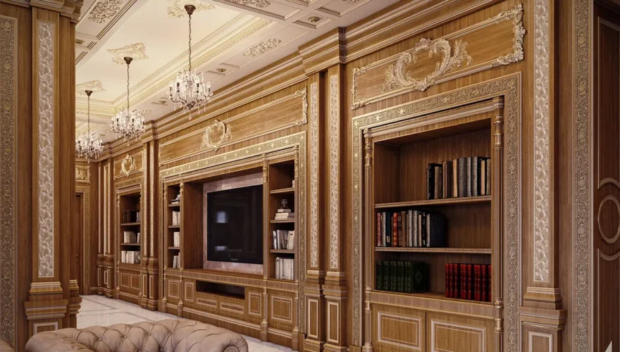 Selvi Walnut Executive Office Set - 8