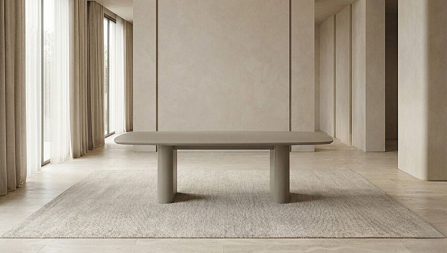 Senfoni Oval Hatlı Modern Yemek Odası Takımı - 4