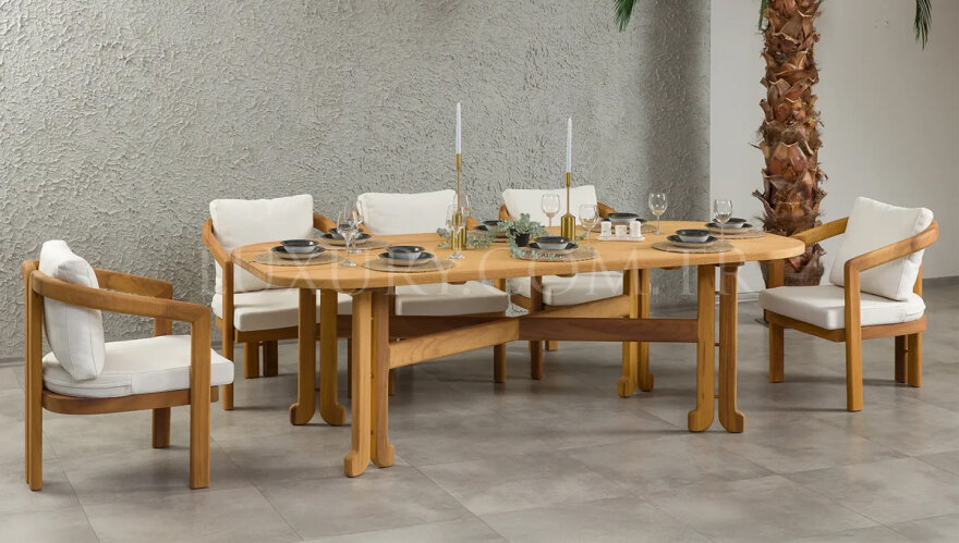 Side Bahçe Yemek Masası Takımı - 1