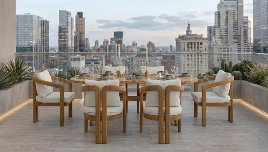 Side Bahçe Yemek Masası Takımı - 5