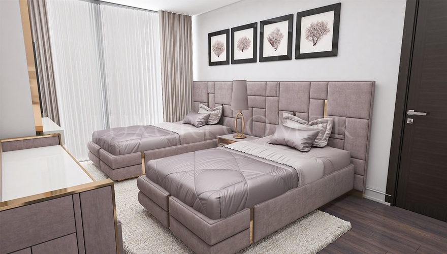 Soleda Спальня Dekorasyonu - 1140