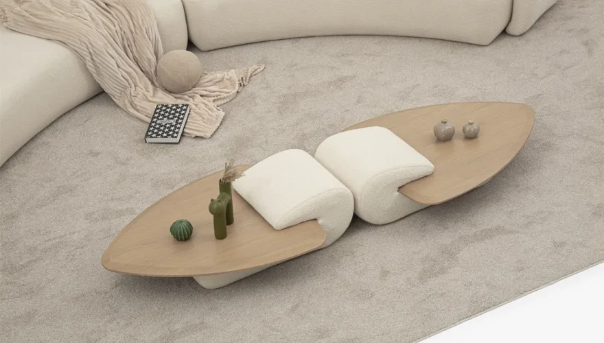 Solis Cream Sofa Set - 6