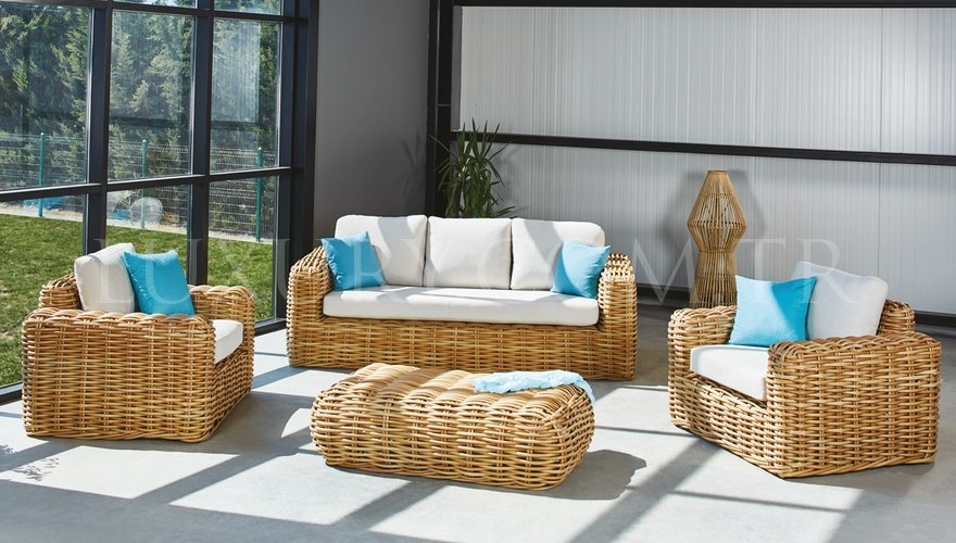 Solomon Garden Sofa Set - 1064