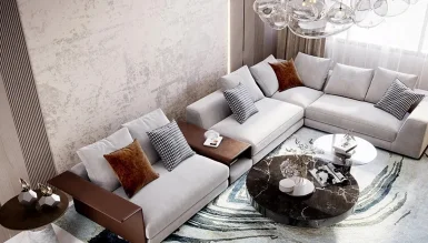 Soprano Lüks Köşe Koltuk Takımı - 1102 Luxury Line