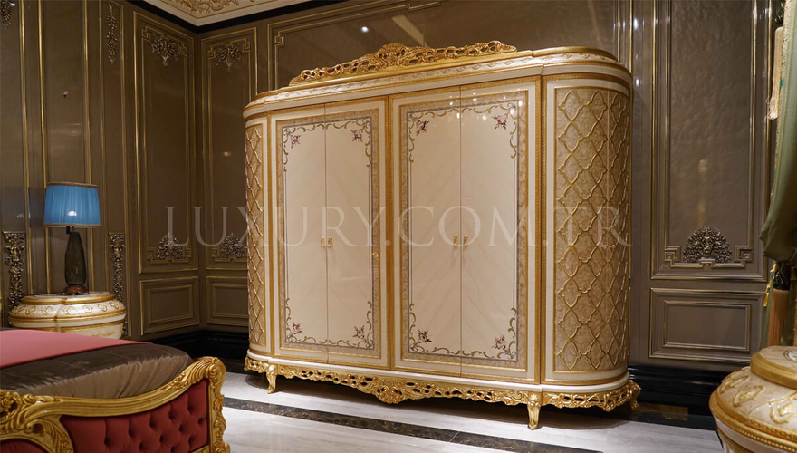 Sultanahmet Klasik Altın Varaklı Yatak Odası - 5